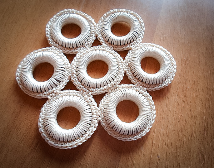 Crochet Ring Coasters