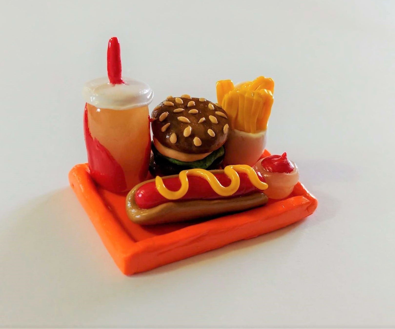 Miniature Fast Food Set