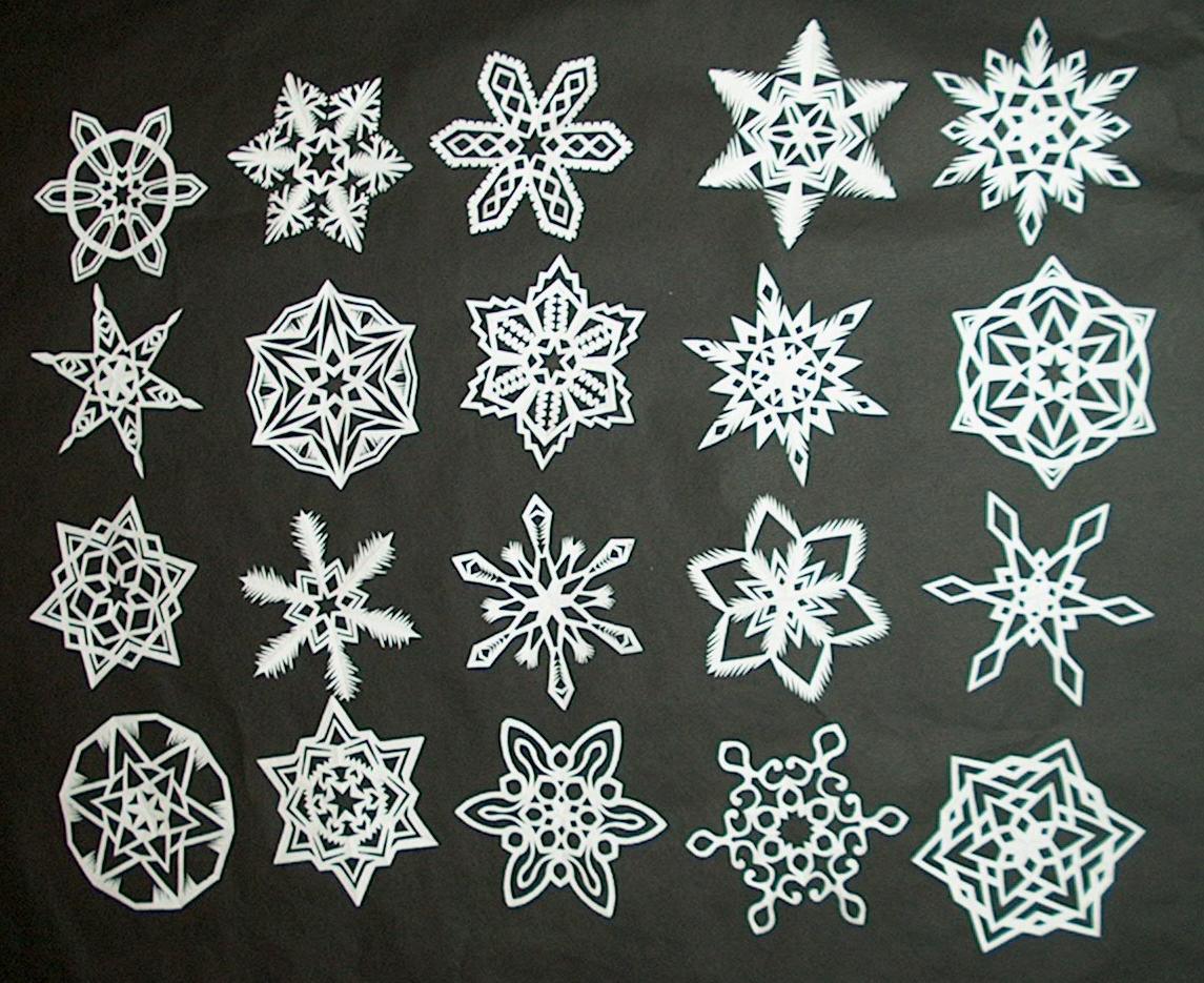 How to Make 6-Pointed Paper Snowflakes