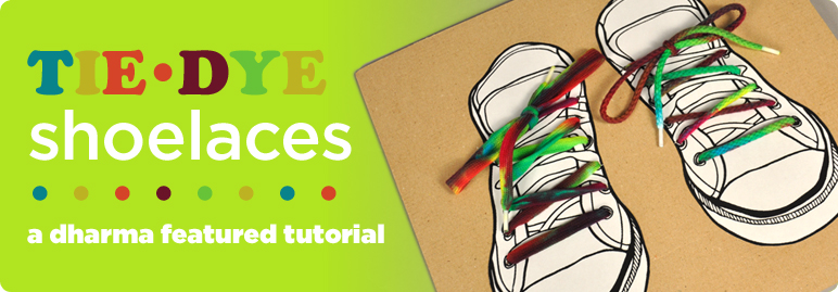 Tie-Dye Shoelaces