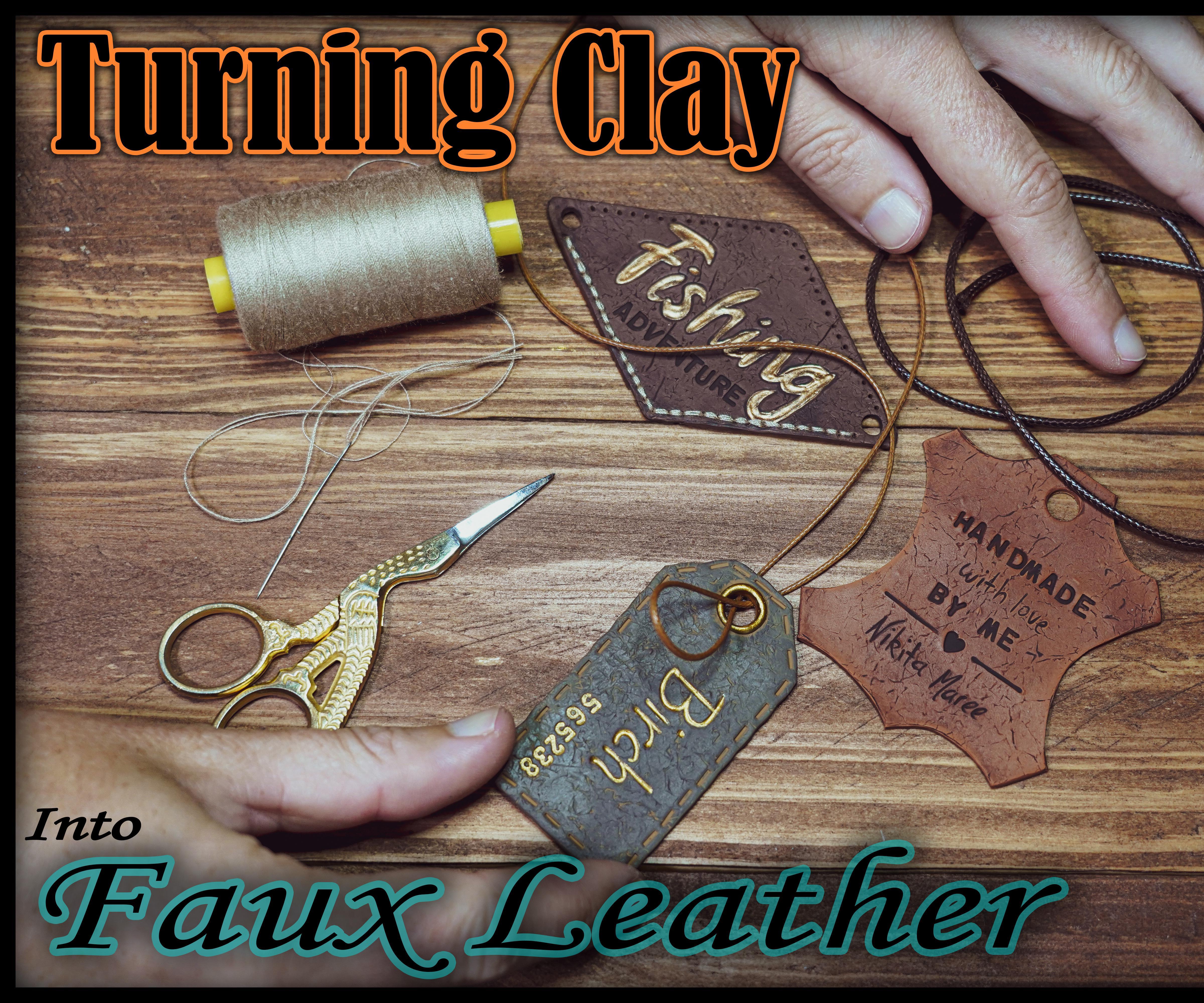 How to Make Polymer Clay Look Like Leather
