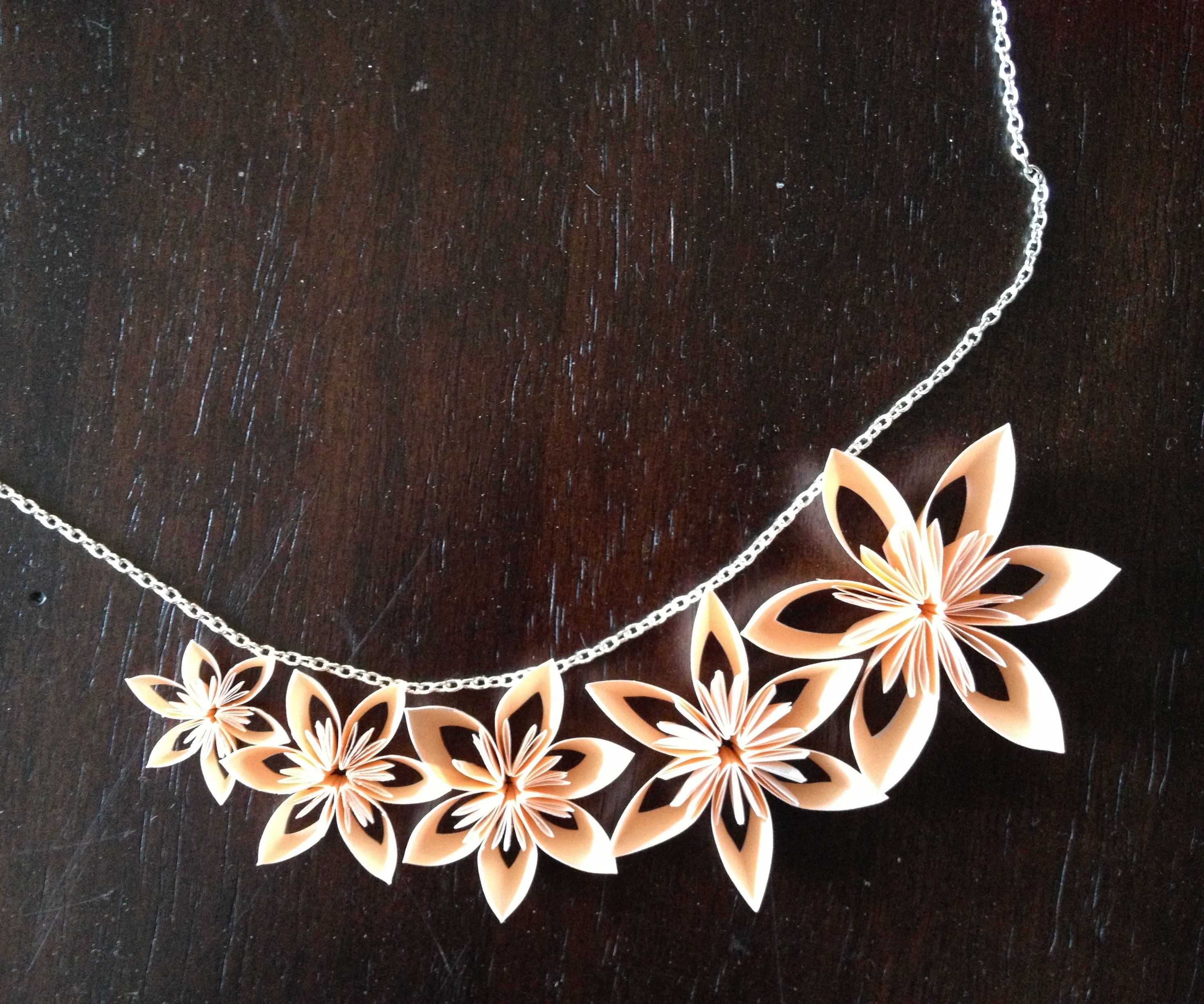 Kusudama Origami Wedding Party Jewelry Set