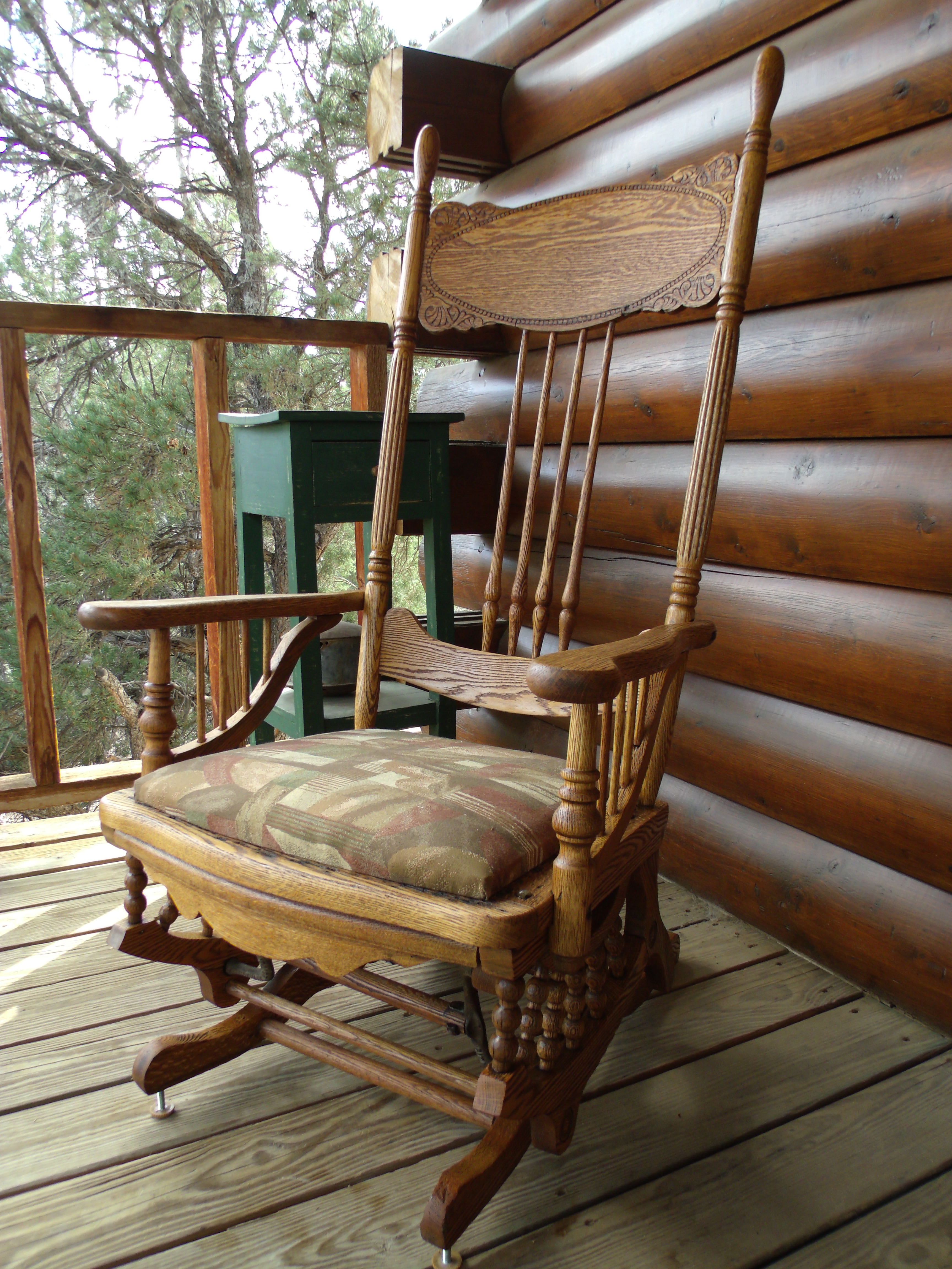 Restoration: 1878 Platform Glider Rocking Chair