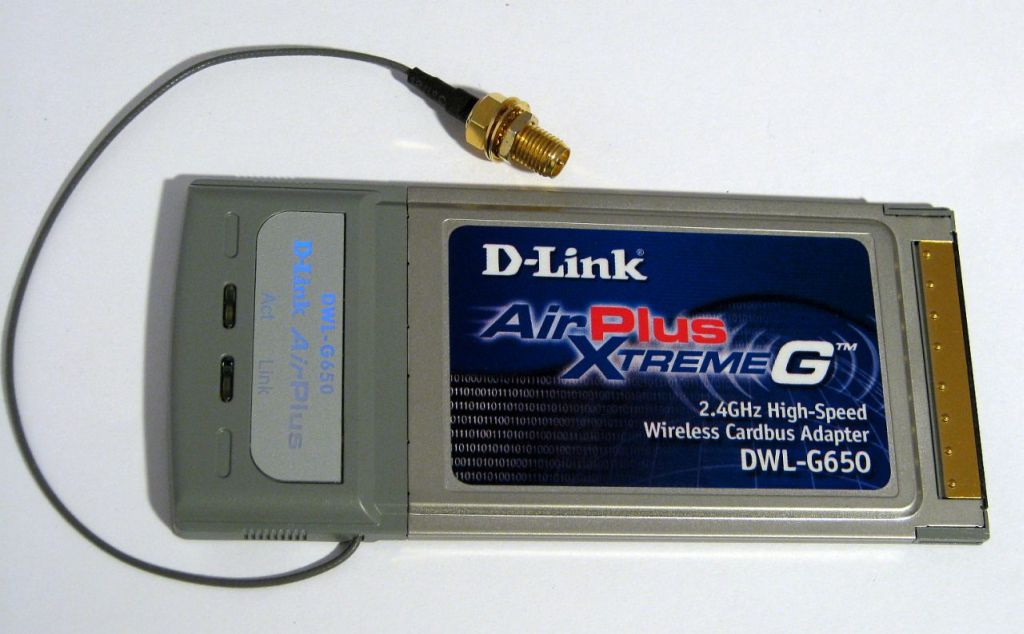 DLINK DWL_G650 external antenna addon