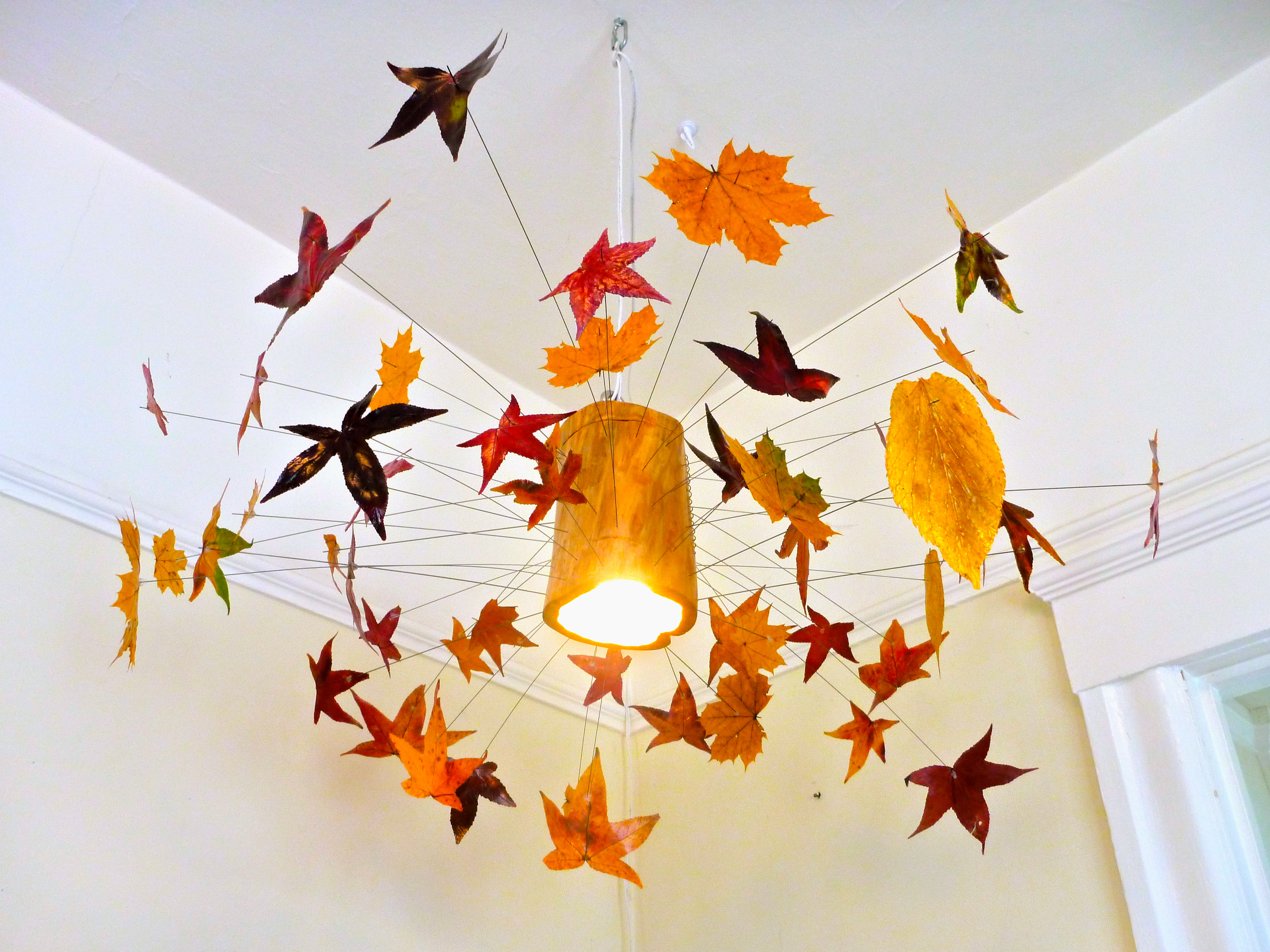 Autumn Leaf Lamp