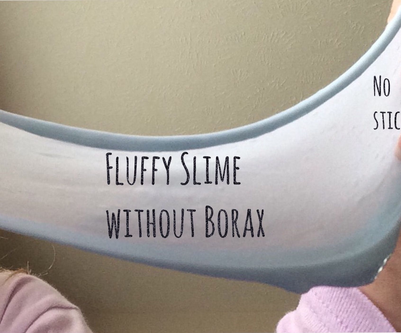 Fluffy Slime Without Borax