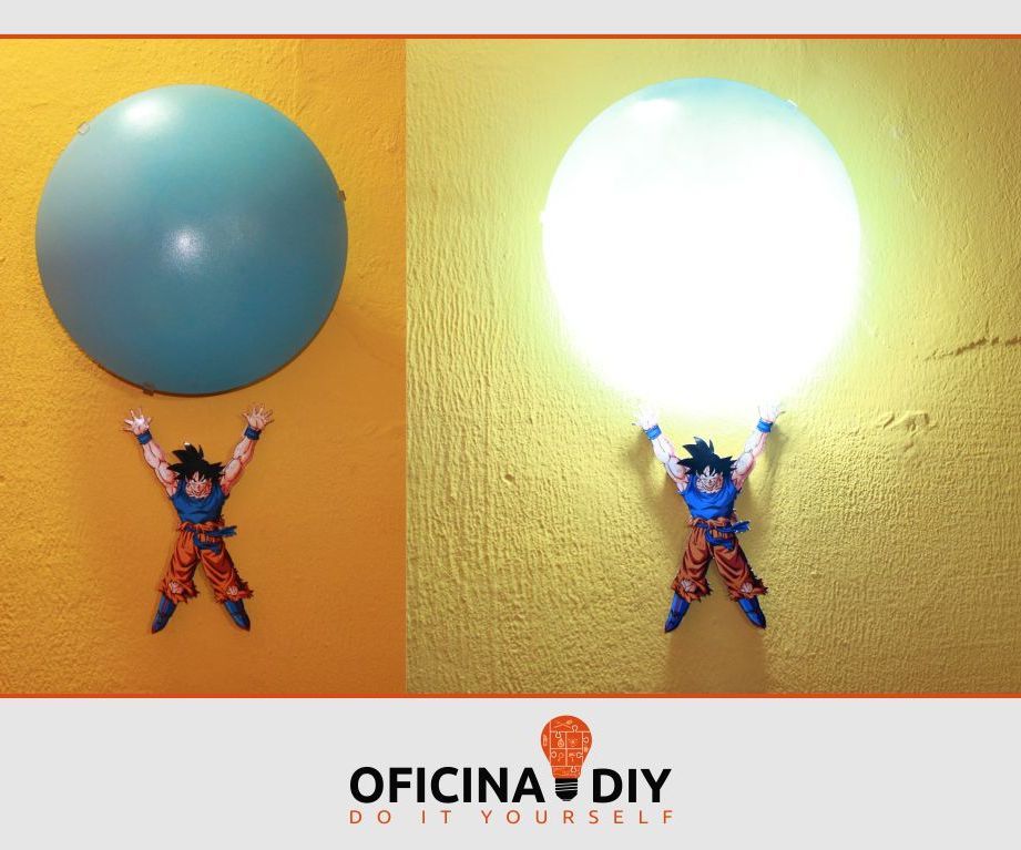 How to Make Luminaire Genki Dama Goku - DBZ