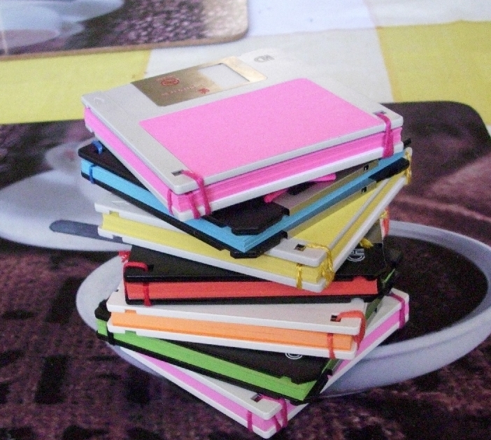 Notebook from old Floppy Disks