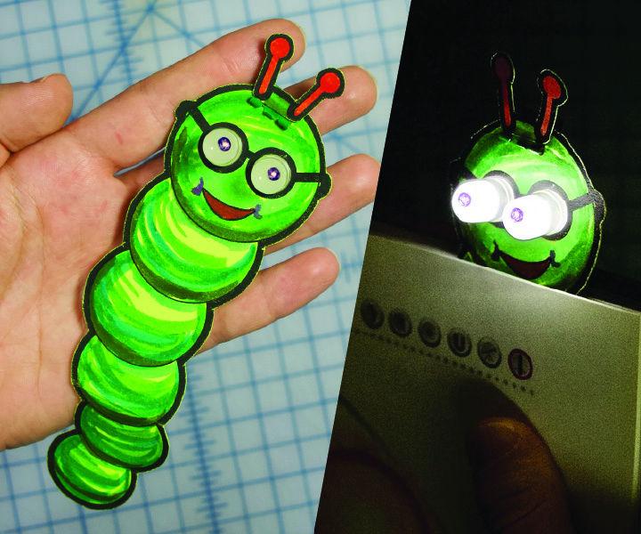BookWorm Light-Up Book Light and Bookmark