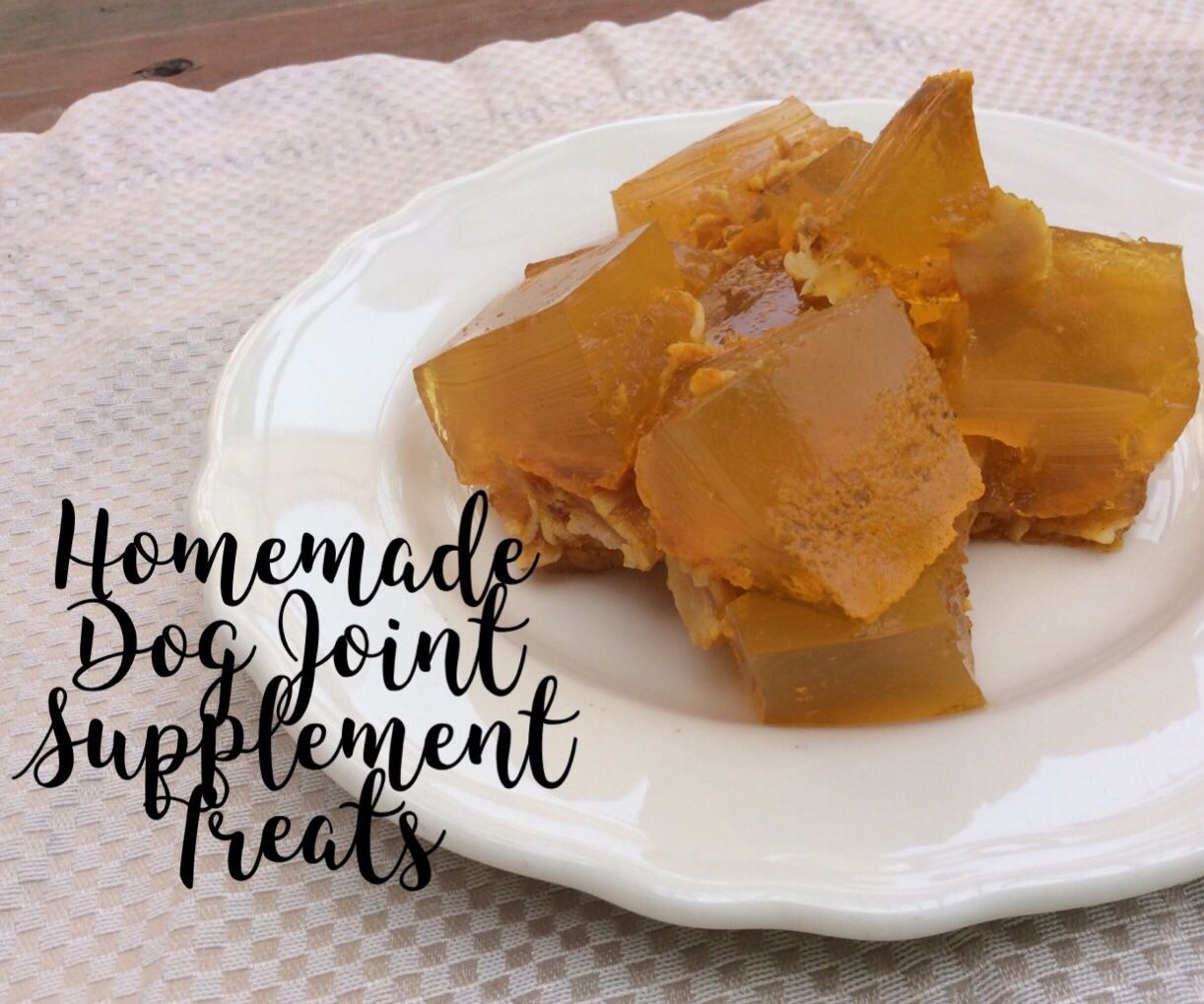 Homemade Dog Joint Supplement Treat All Natural