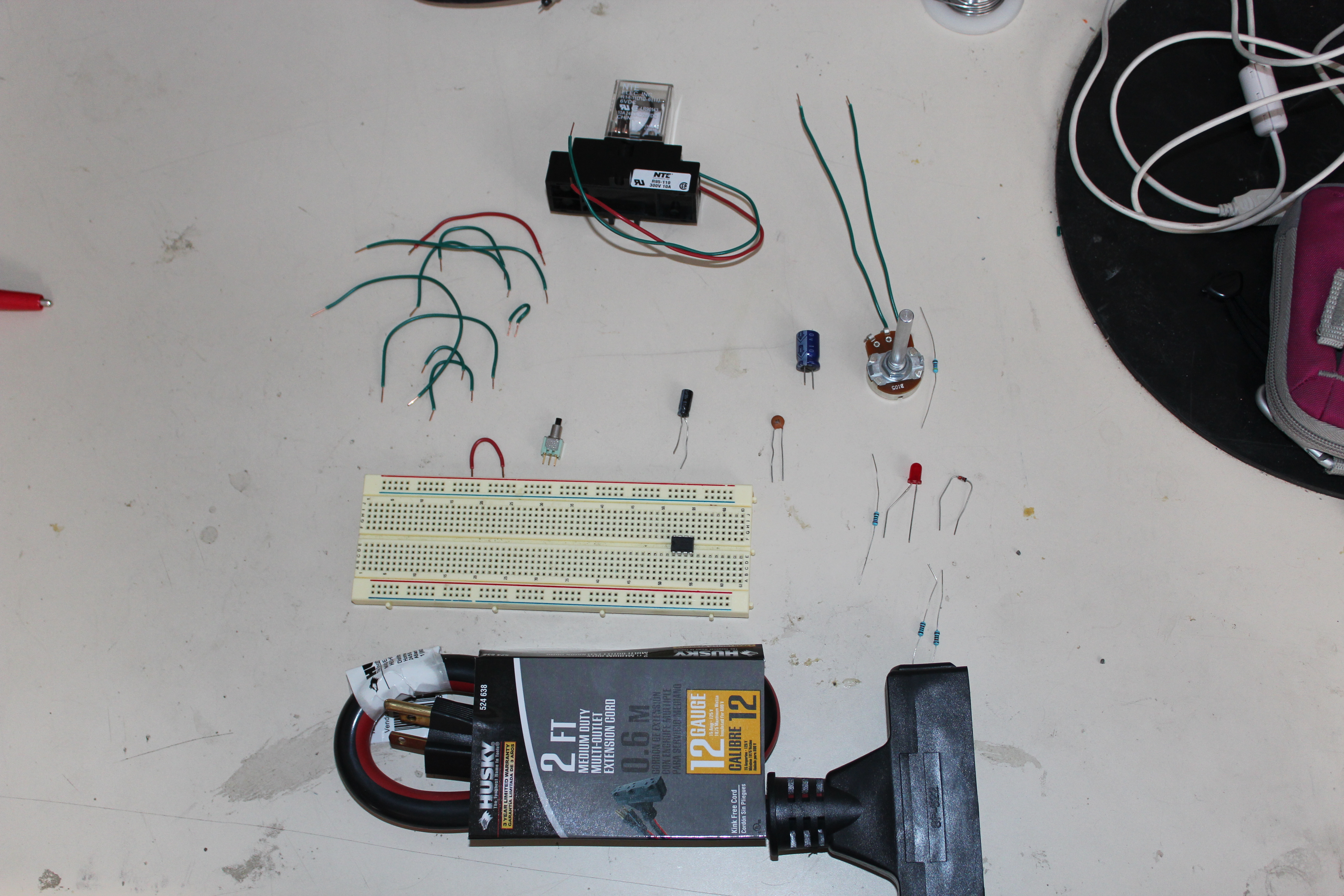 Adjustable Auto-shutoff Relay Timer for High Power Applications