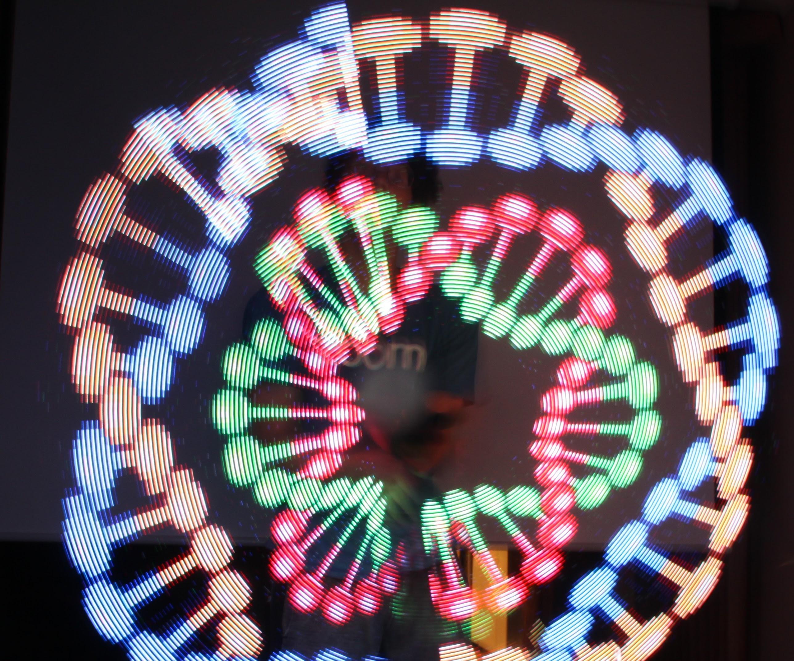 Persistence of Vision LED Staff