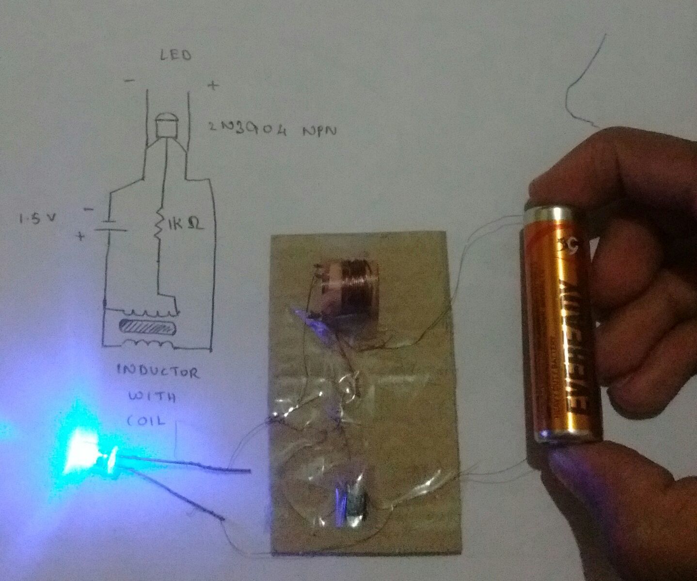 Easy Way to Make a Powerful Joule Thief 