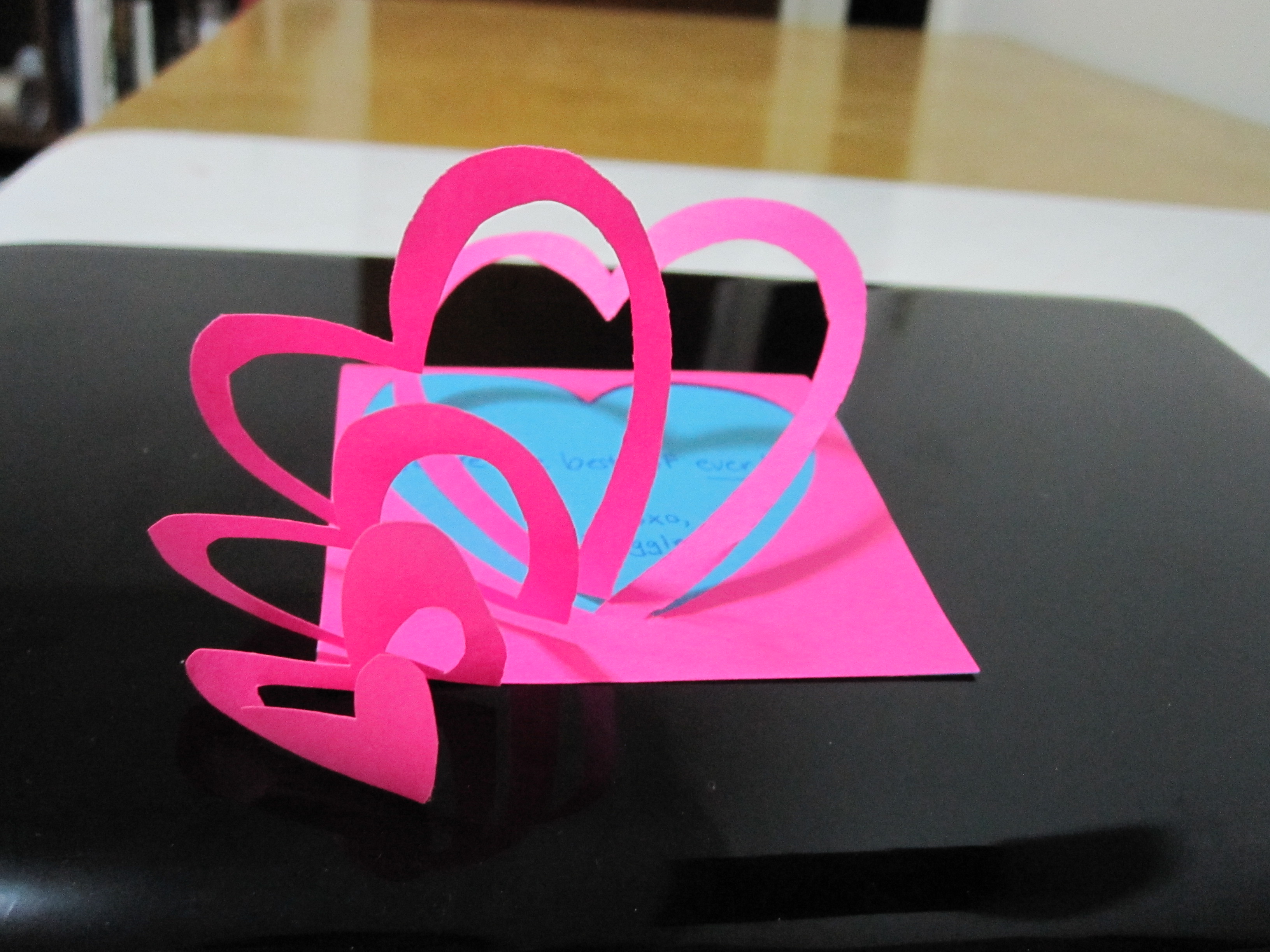 How to Make a Heart Pop-Up Love Post-it Note (easy)