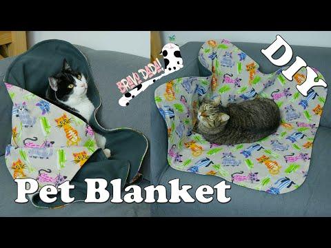 DIY How to Make a Pet Throw Blanket | Fleece Blanket | Furniture Cover | Bravo Dada! Sewing Tutorial