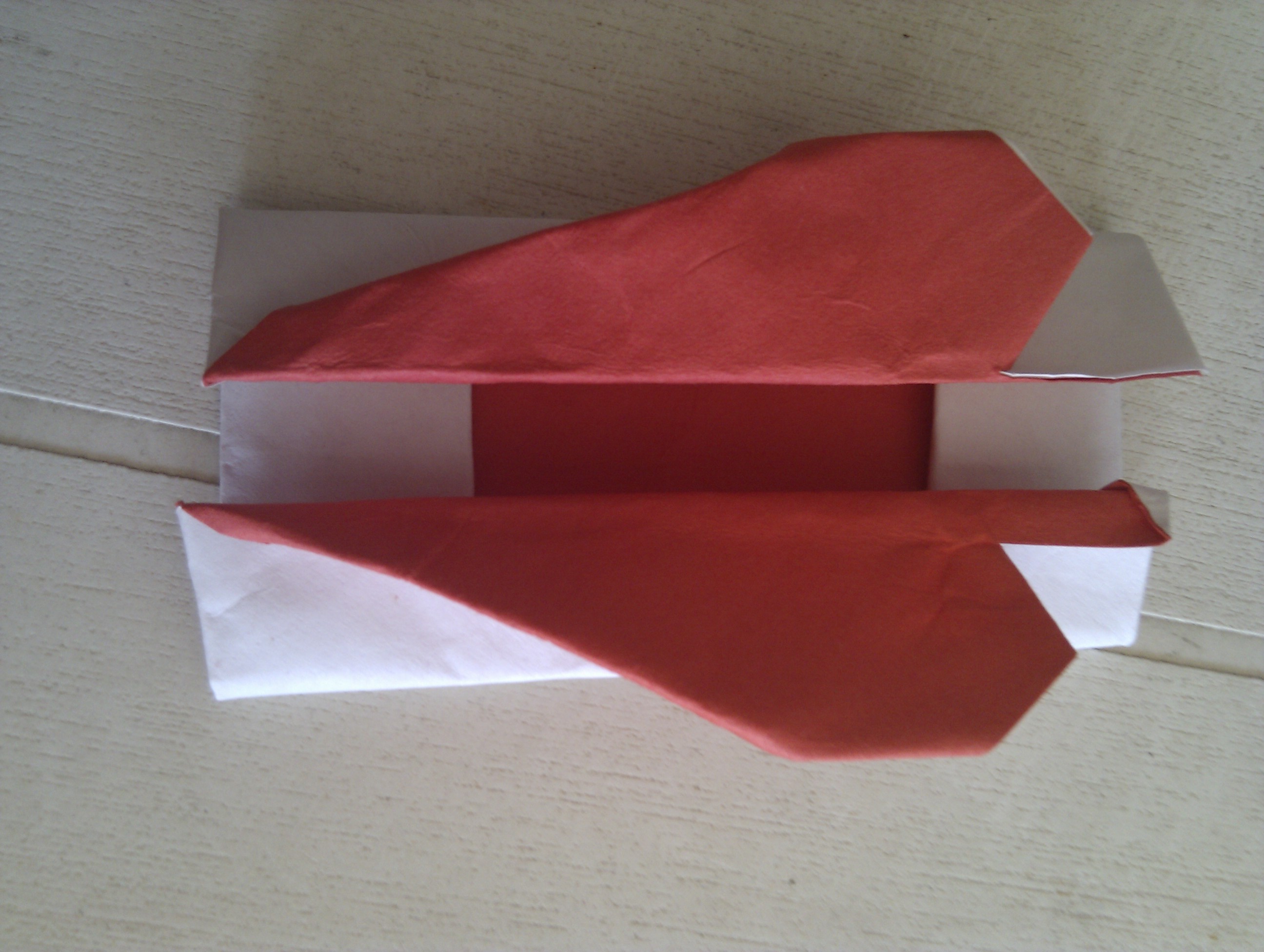 Origami Valentine's Opening Heart Card Holder