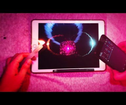 3D Hologram Drawing on Ipad Screen  全息手绘part1