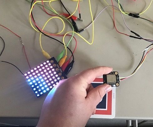 Micro:bit MU Vision Sensor and Zip Tile Combined