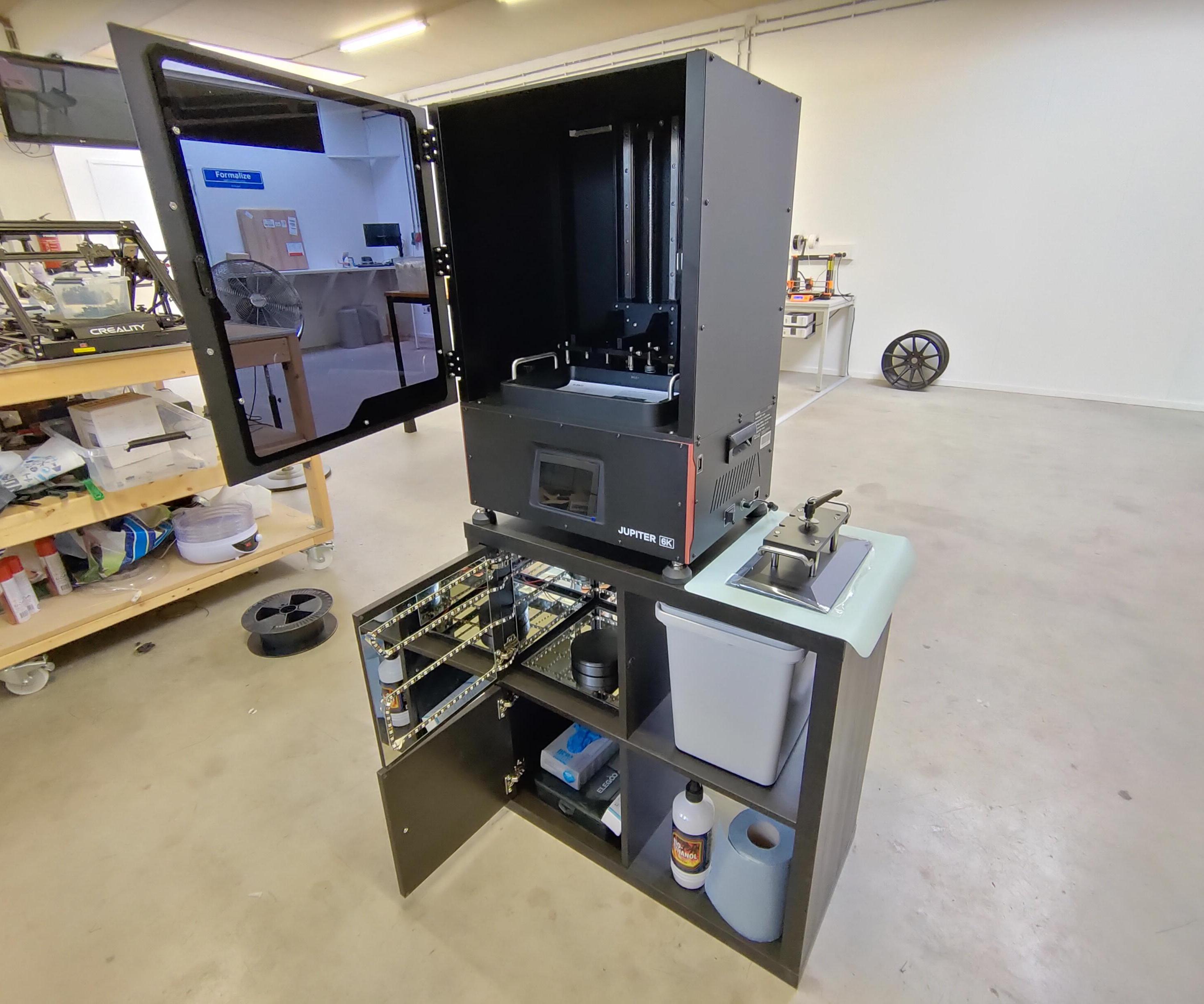 Elegoo Jupiter, IKEA Wash and Cure Station