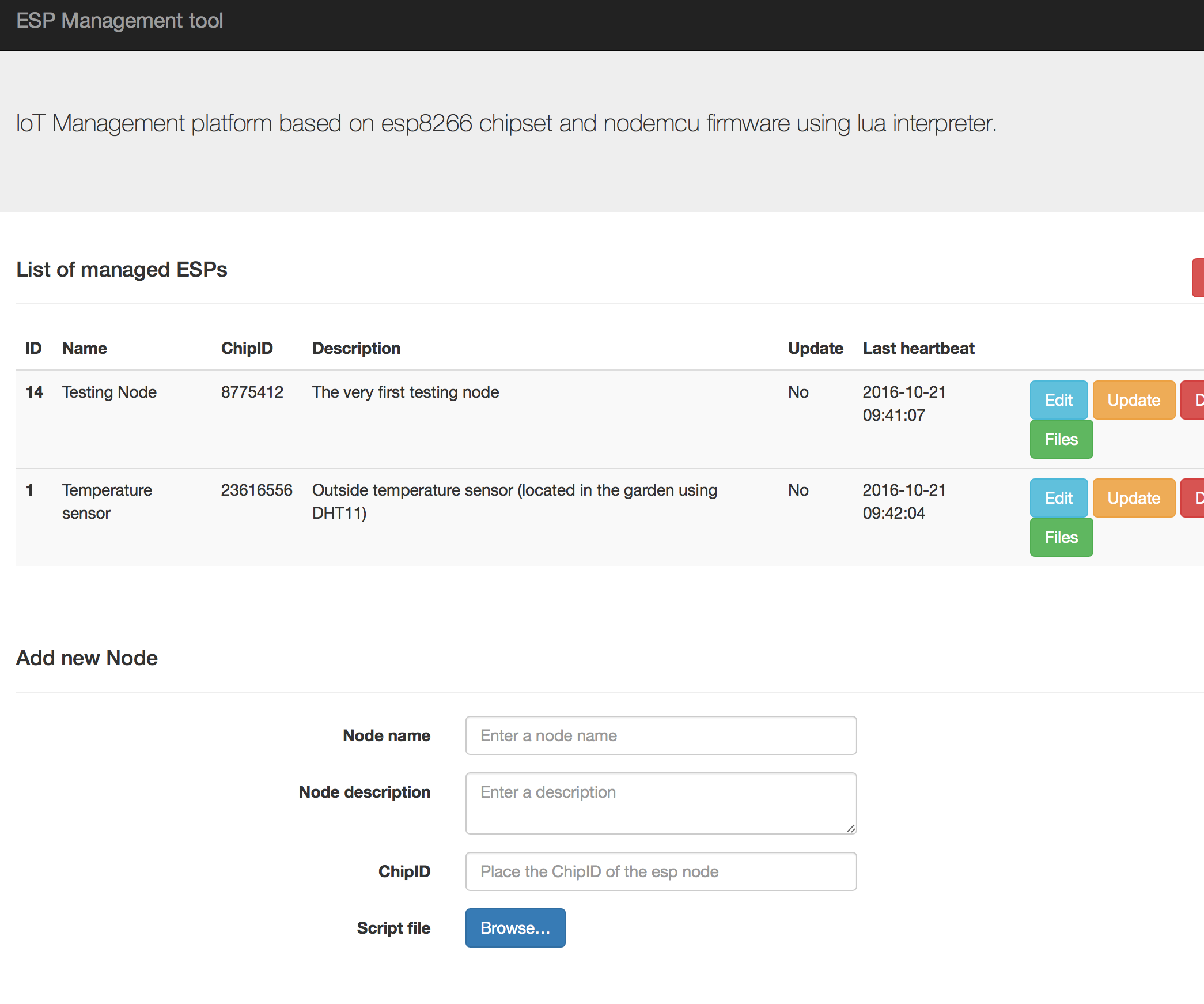 ESP8266 OTA LUA with WEB UI MANAGEMENT / Nodemcu firmware