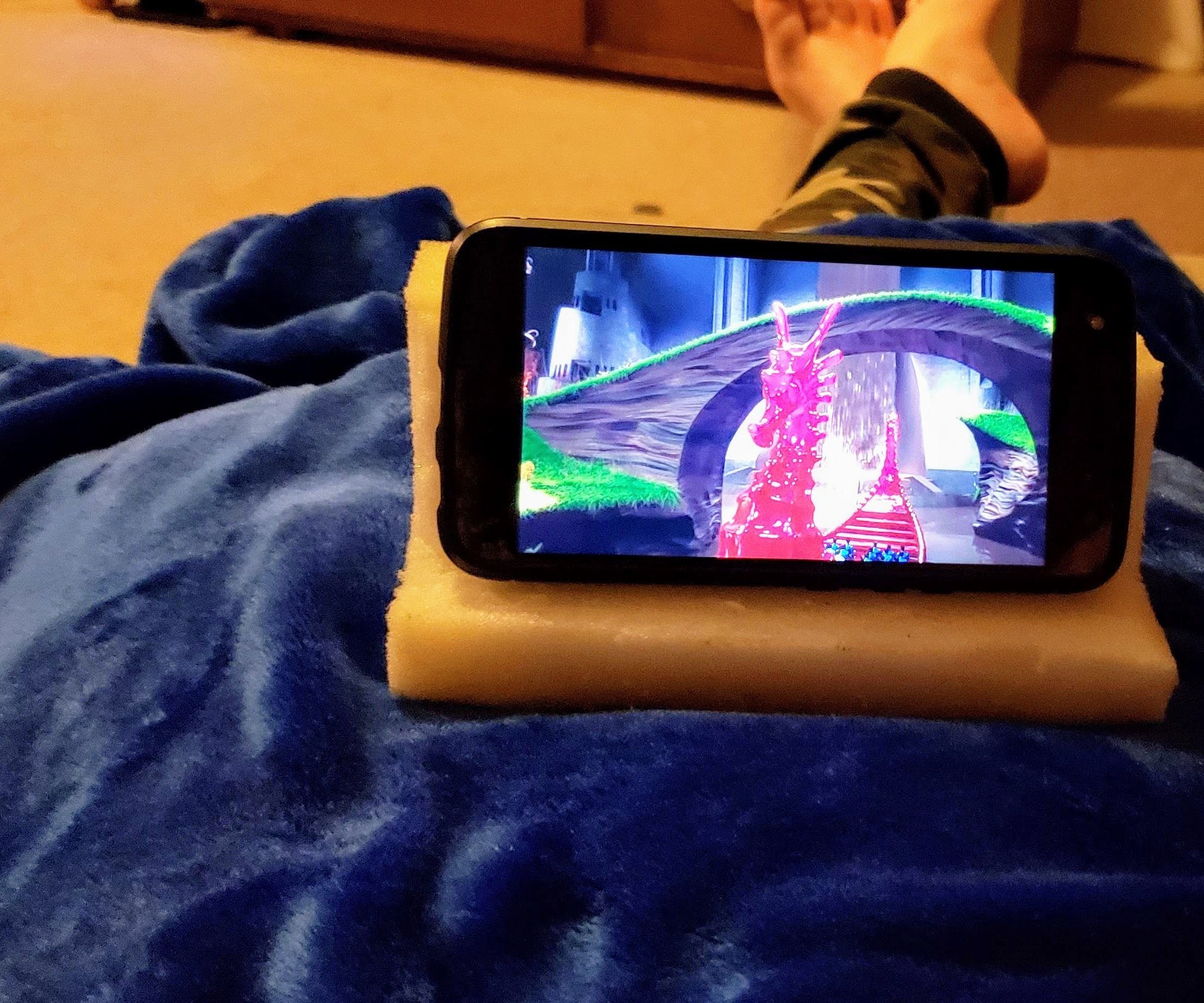 Scrap Foam Phone Stand