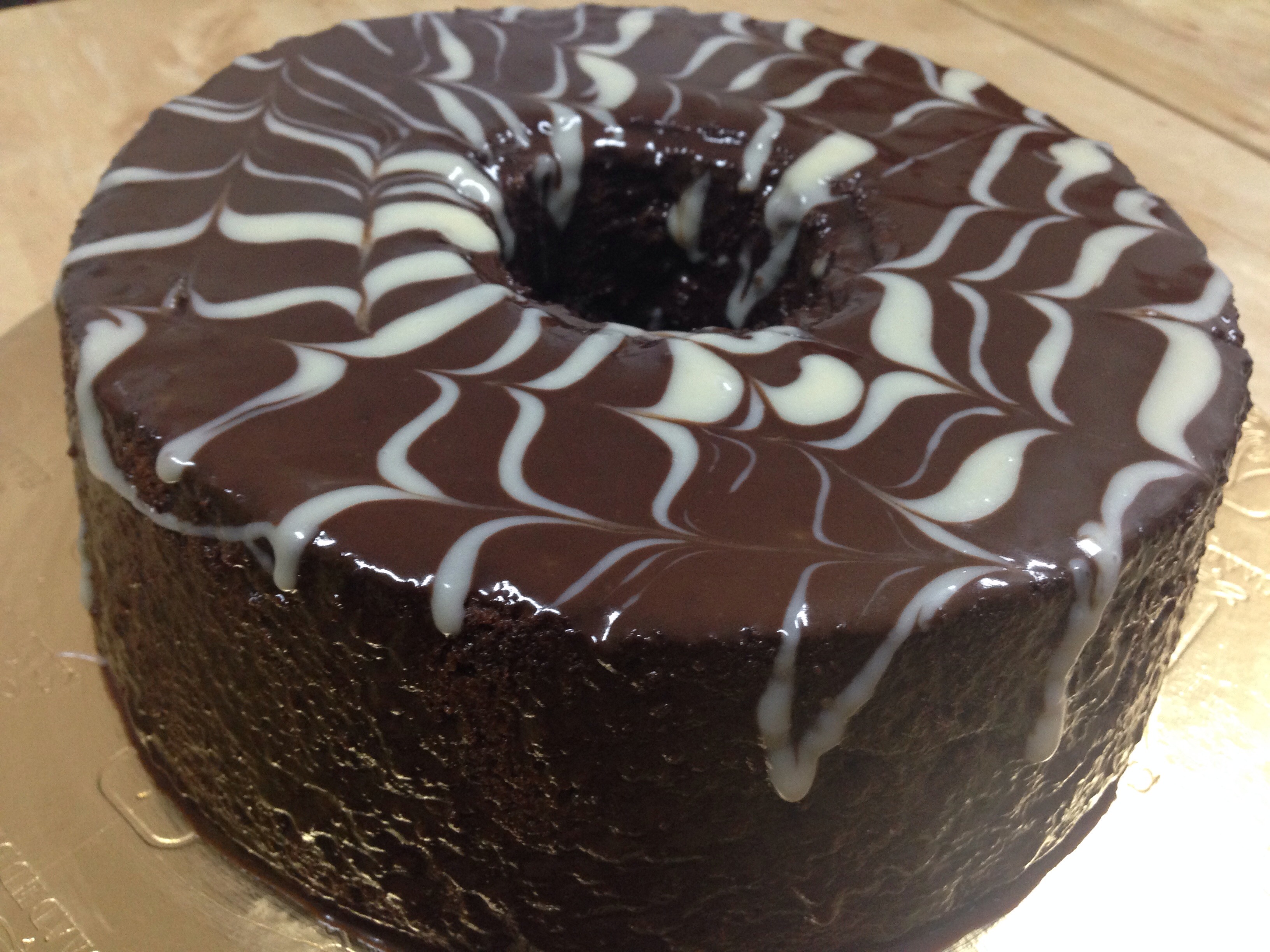 Chocolate Angle Food Cake