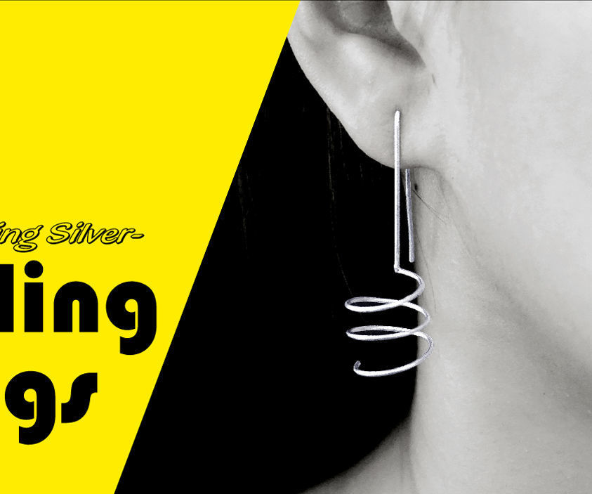 DIY Tutorial - How to Made 925 Sterling Silver Circling Earrings 