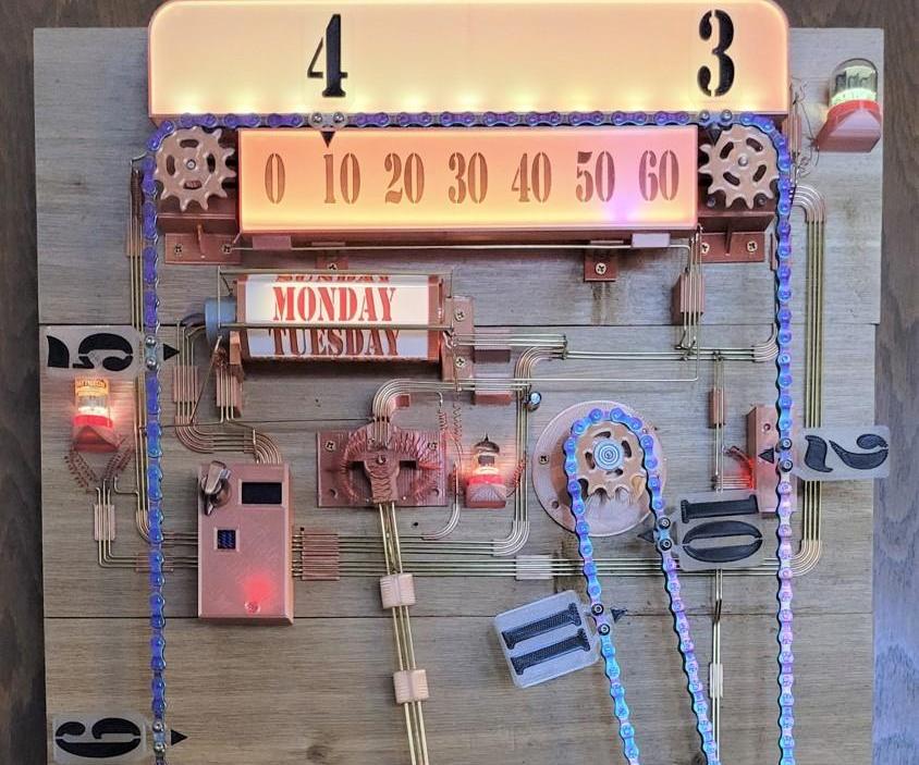 Bike Chain Clock