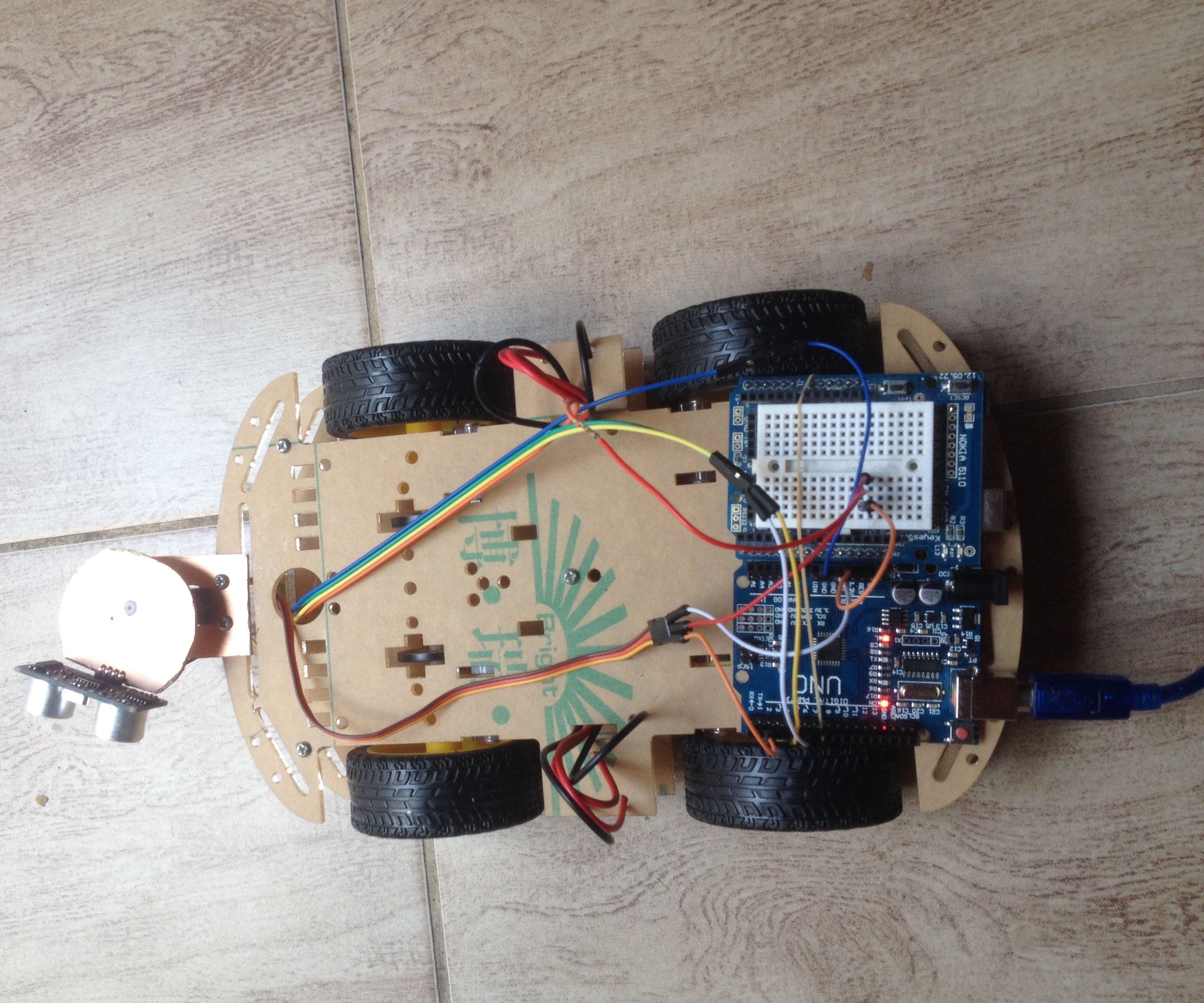 Arduino Servo Control Using Ultrasonic Sensor