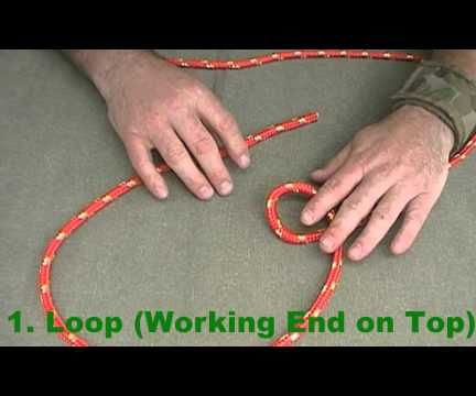 How to tie a Bowline - Knots