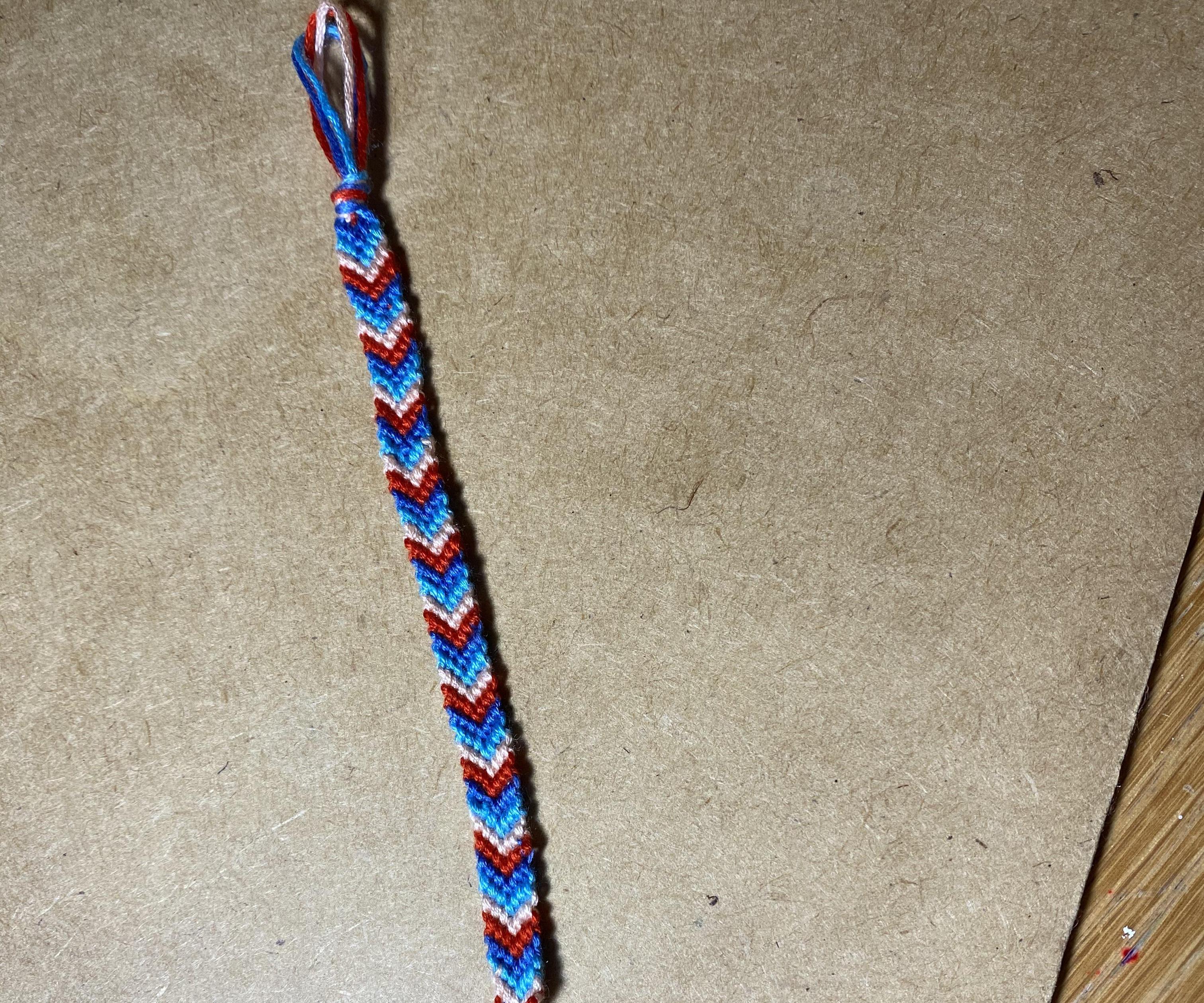 Chevron Friendship Bracelet Instructions