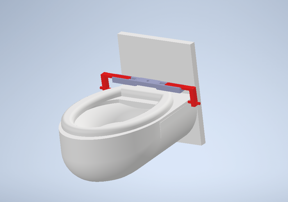 Prototype Beugelklem WC-stoel