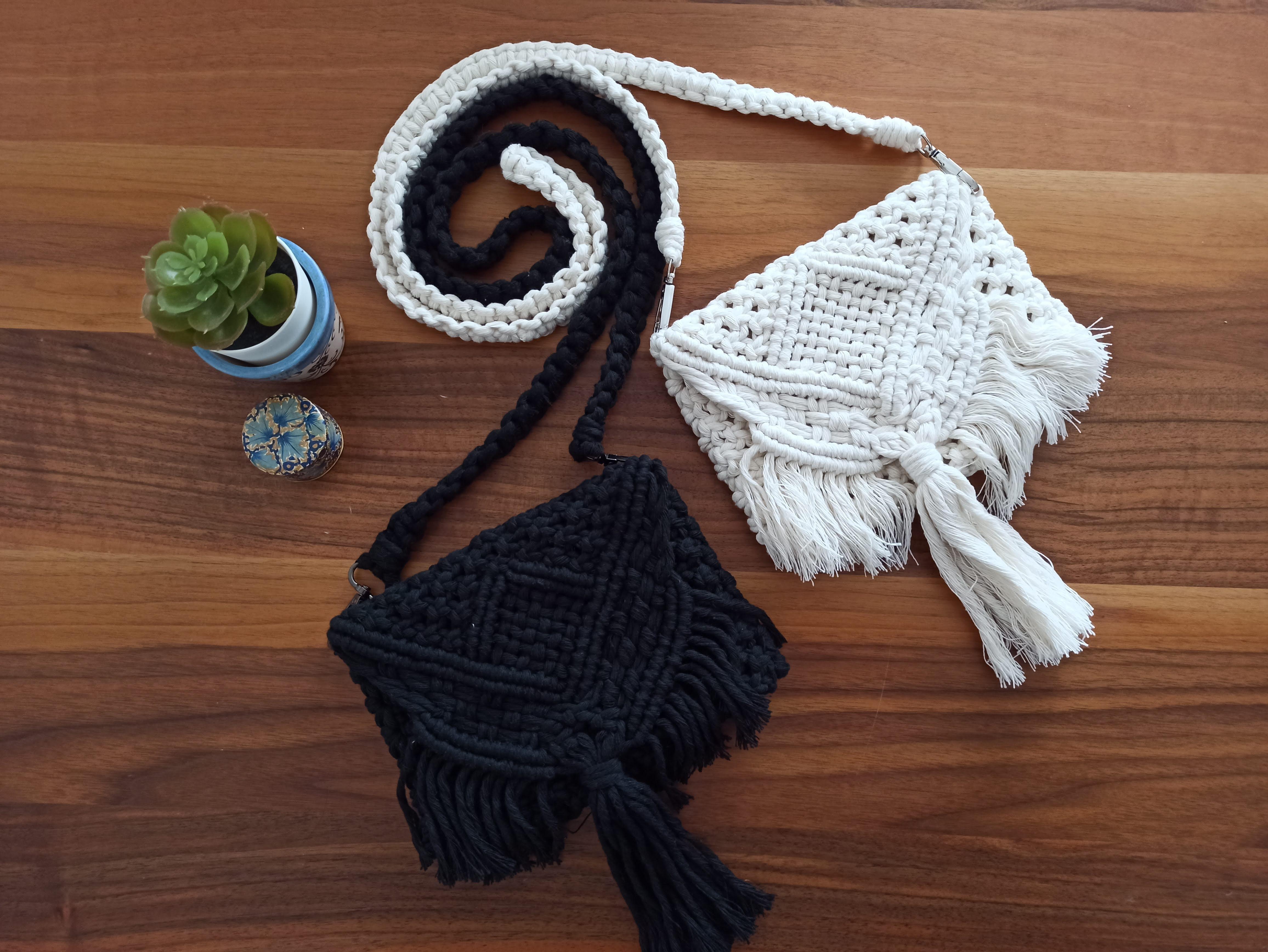 How to Make a Macrame Messenger Bag