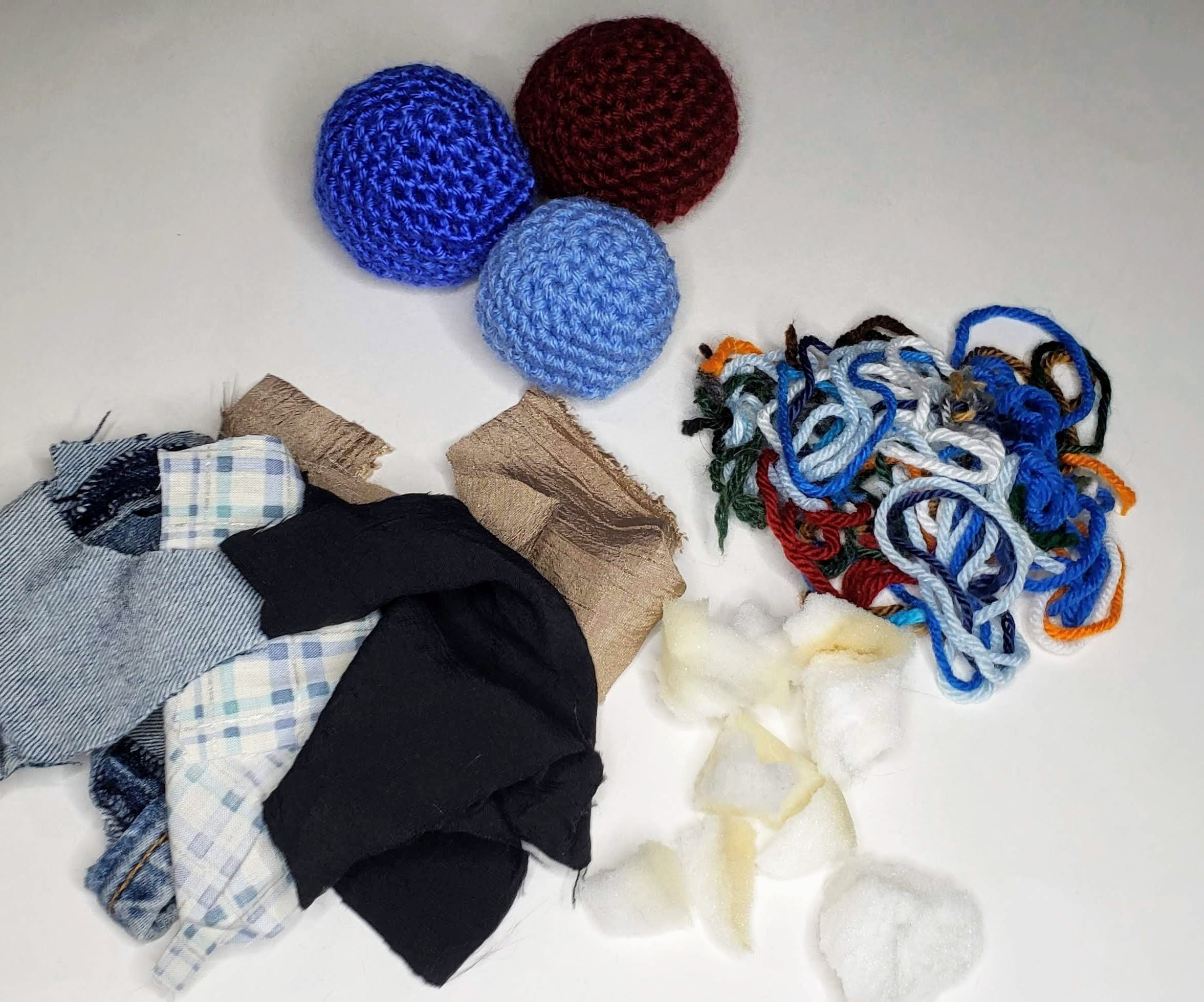 3 Scrap Substitues for Stuffing Toys