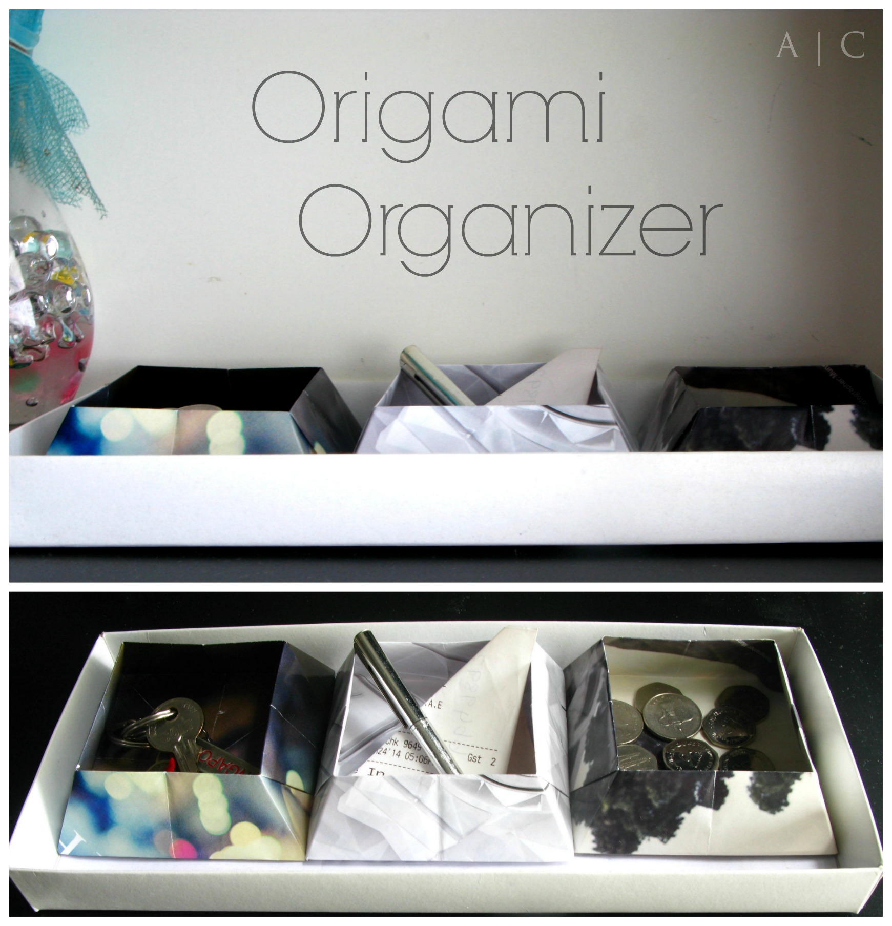 Origami Organizer Boxes