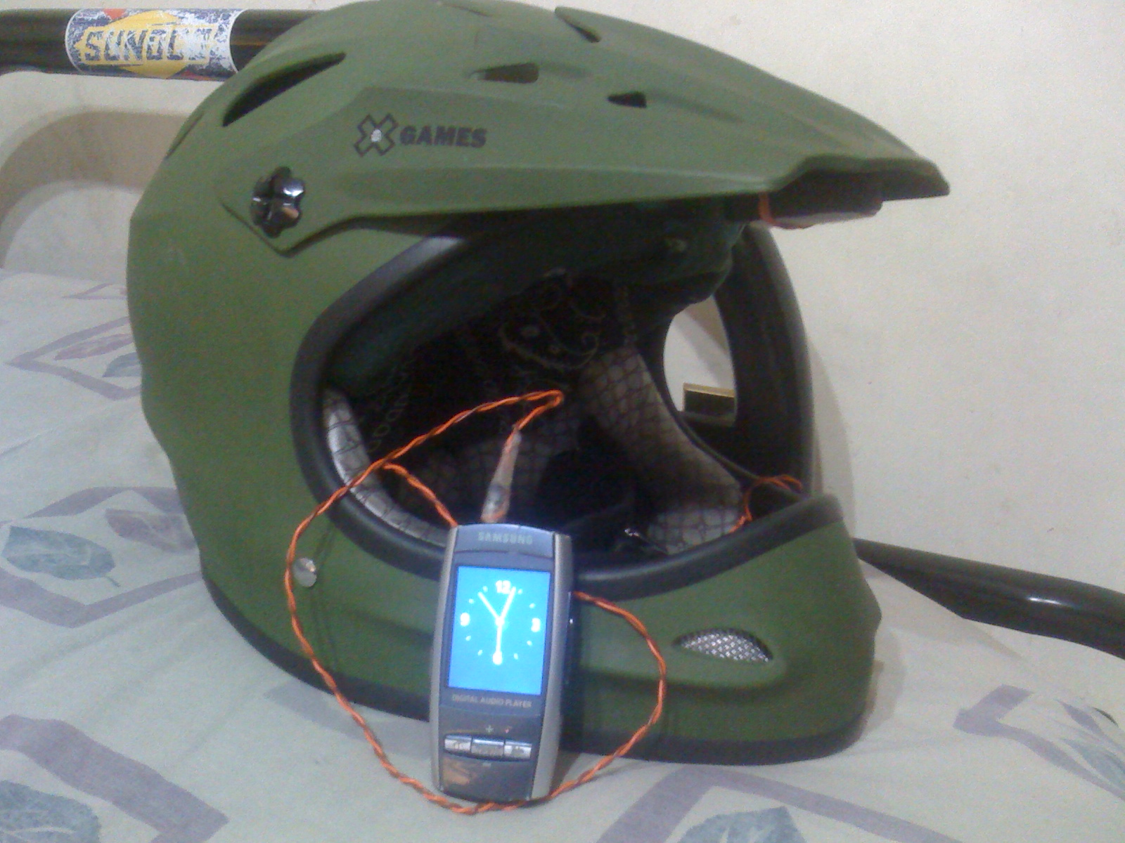helmet speaker mod