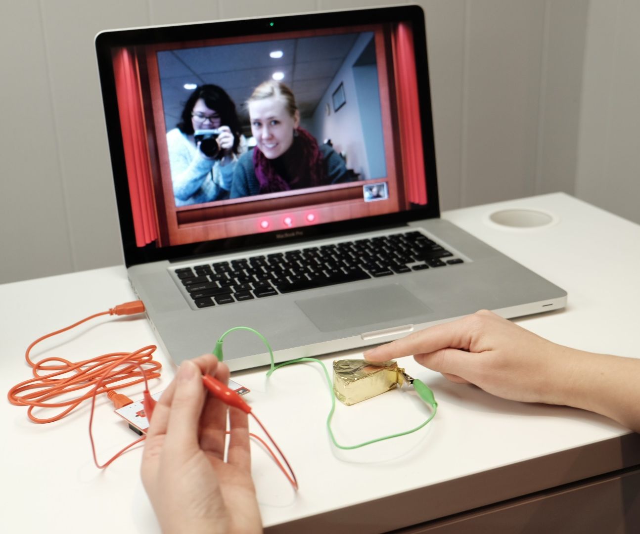 Say Cheese Photo Booth With MaKey MaKey