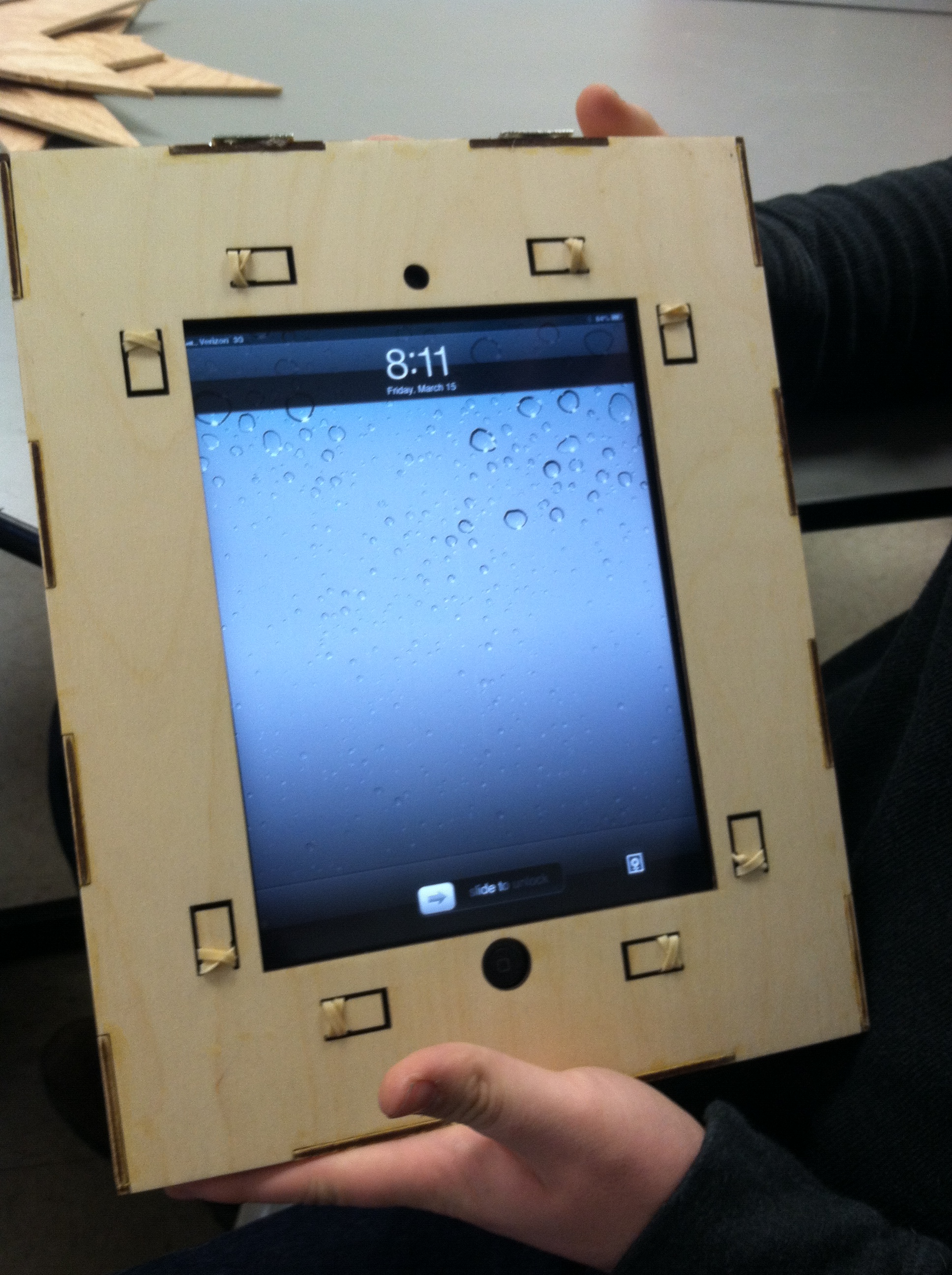 iPad Wooden Case