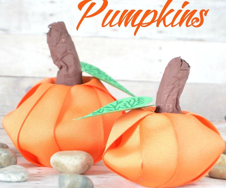 How to Make Ribbon Pumpkins