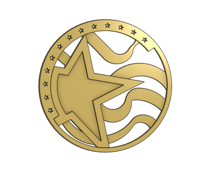 3D Printed Star Design