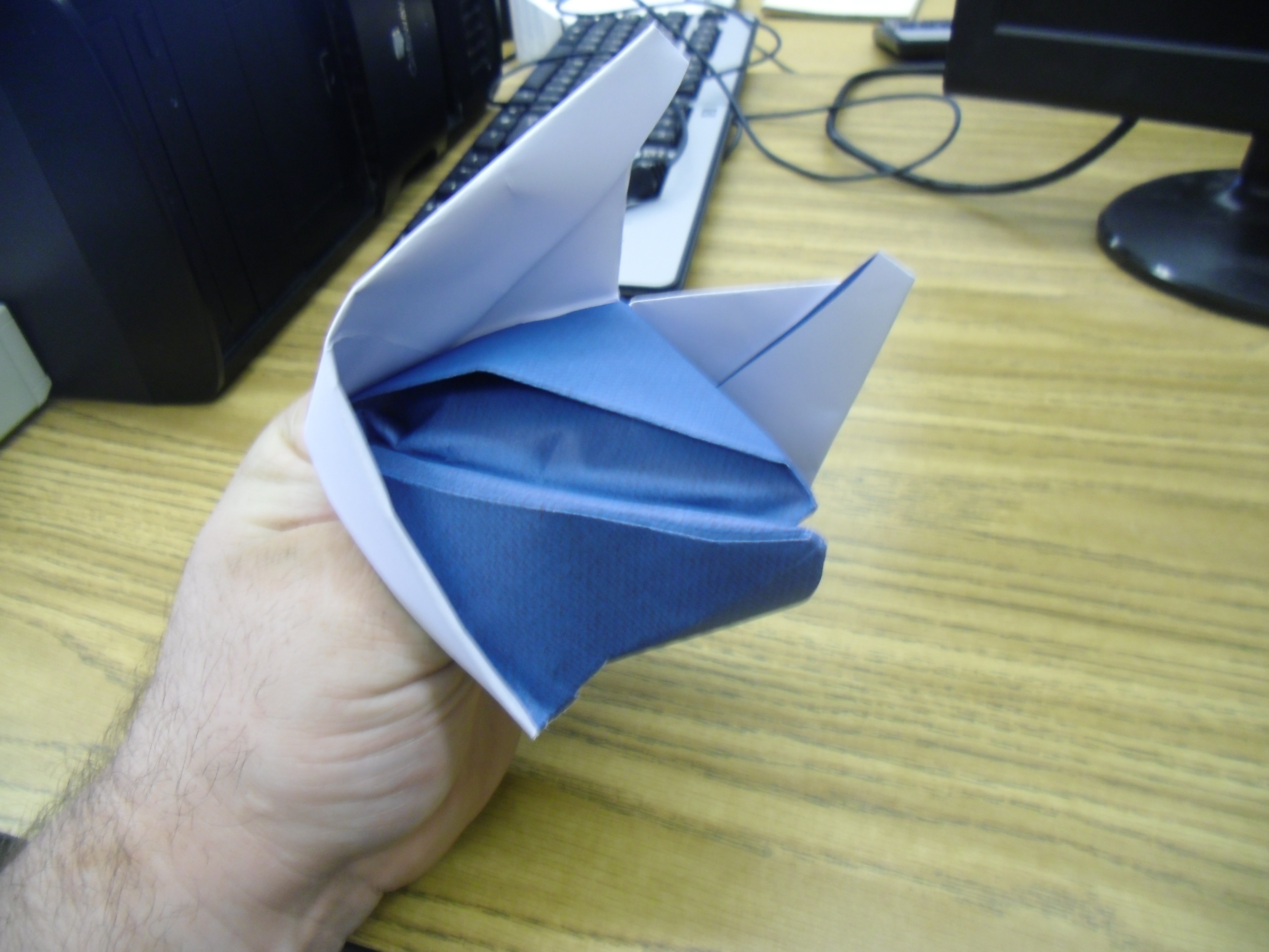 Origami FoX Puppet (Omaha Maker Group)