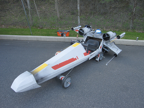 X-Wing Fighter Soapbox Derby Car