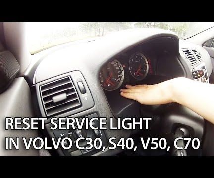 Reset Service Maintenance Message in Volvo V50, S40, C30, C70