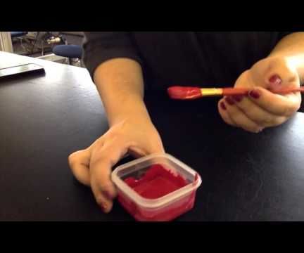 Carbon heated tape with Thermochromic dye template