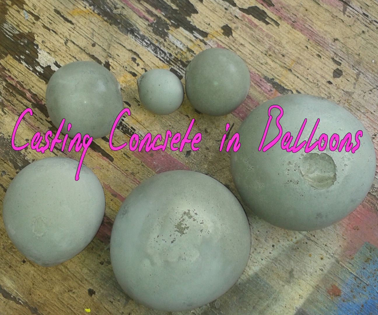 Casting Concrete in Balloons