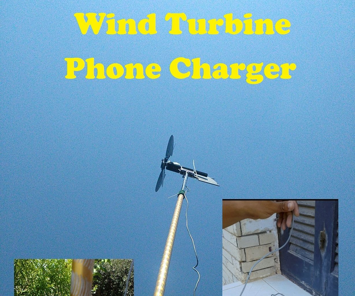 Wind Turbine Mobile USB Charger