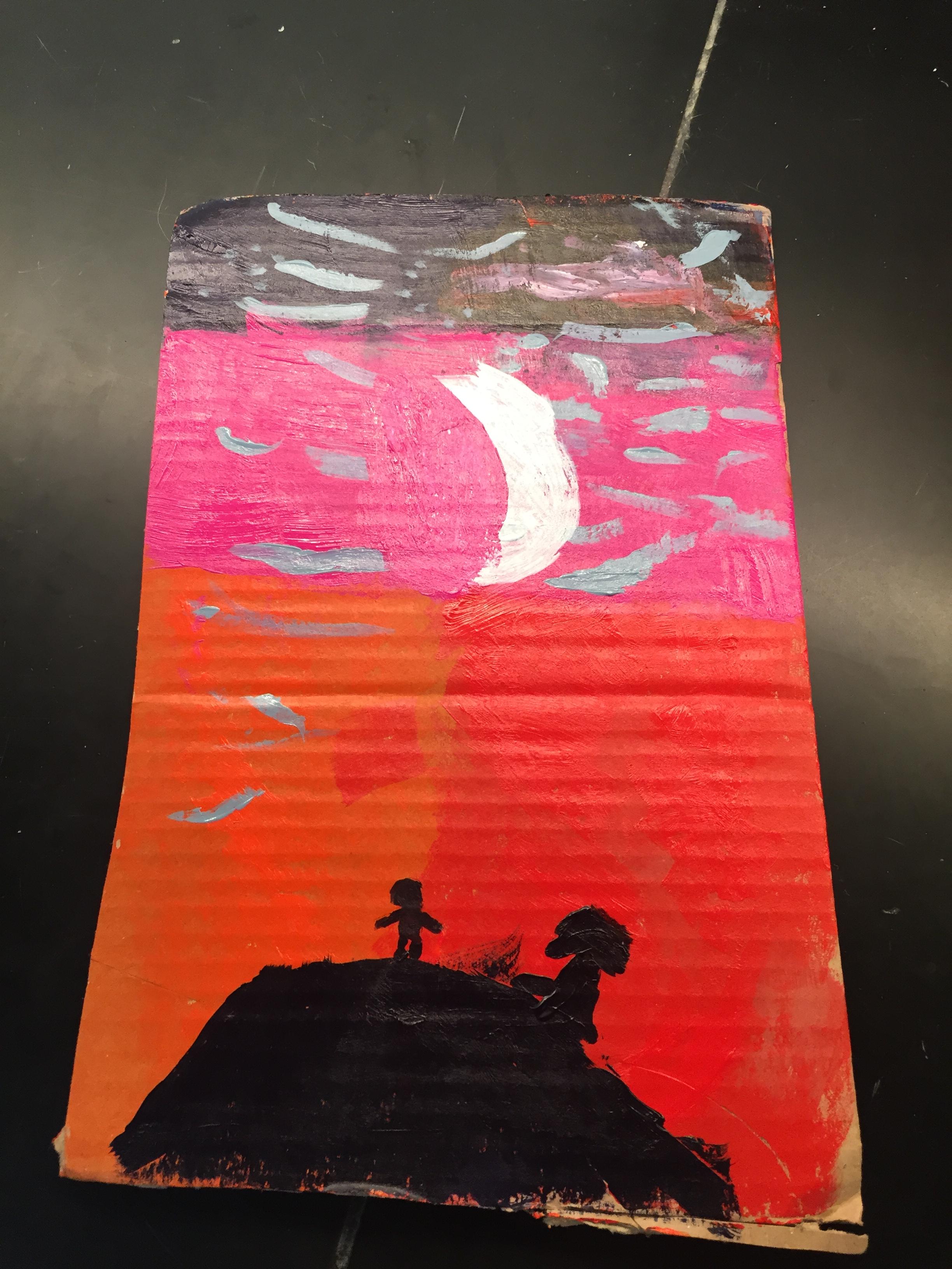 Sunset Moon 