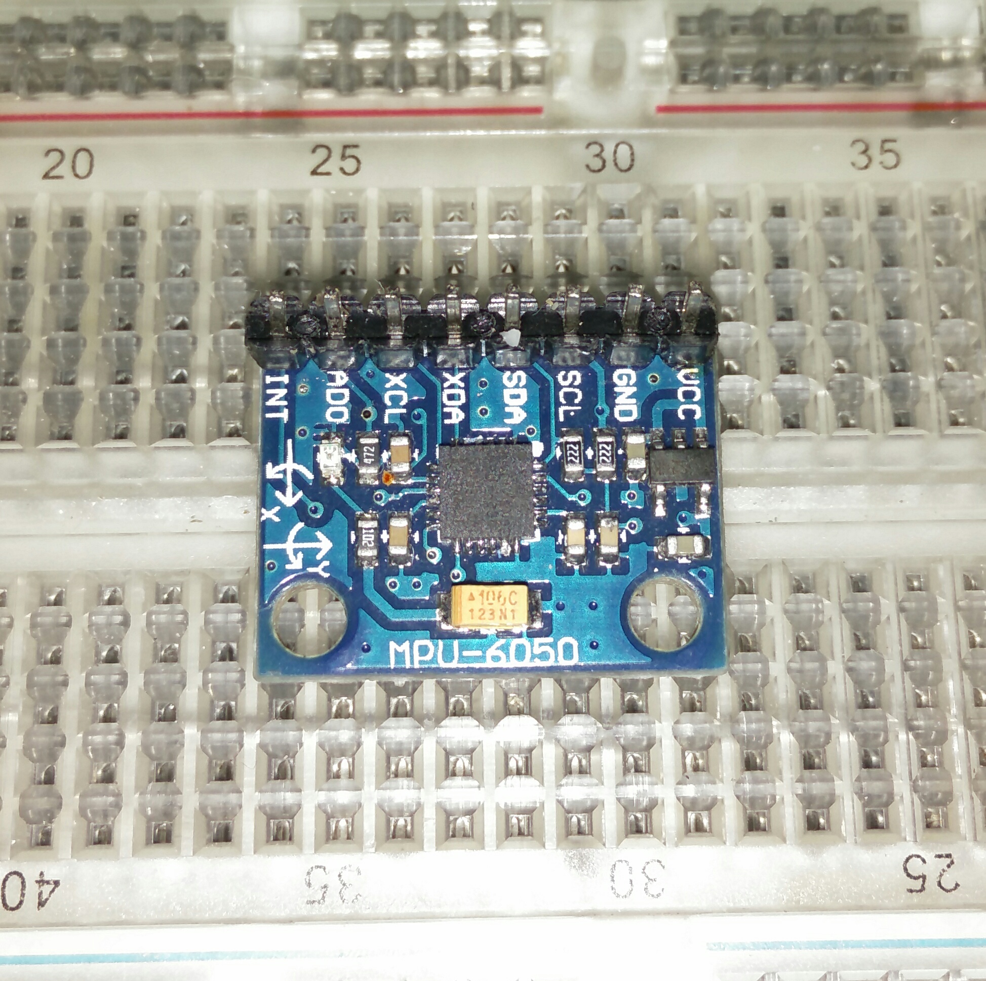 Interfacing MPU6050 with MediaTek Linkit One