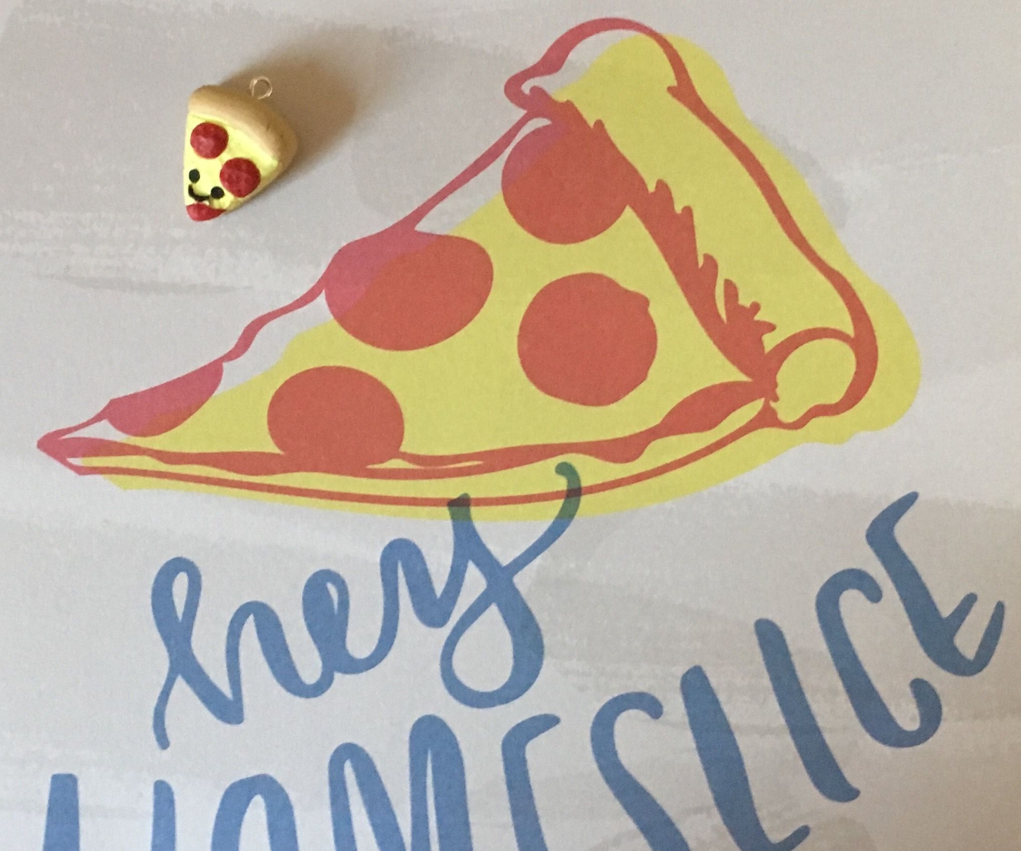 Kawaii Pizza Charm