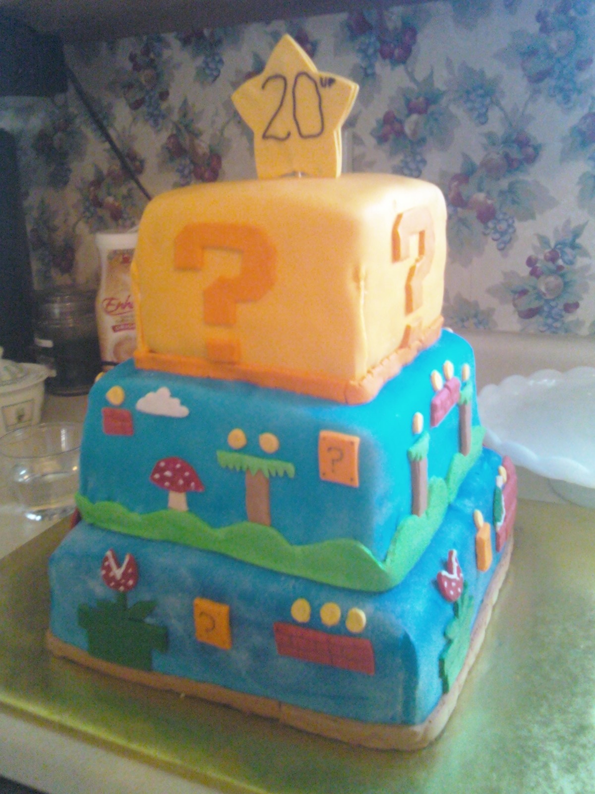 Super Mario Birthday Cake